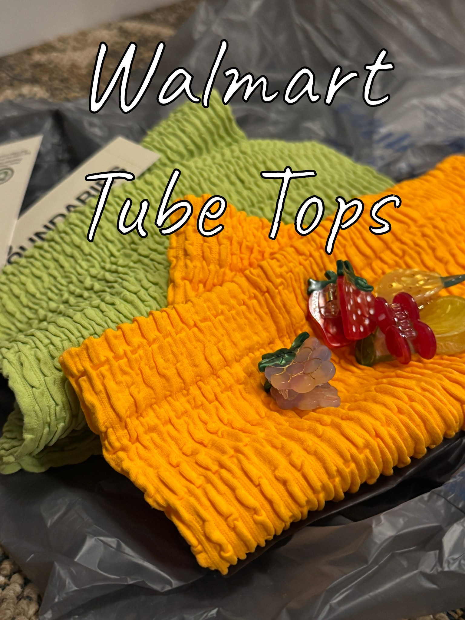 Okay, I’m mildly obsessed with these new Walmart tube tops for $5.98 - & appearantly everyone else is too because they’ve been sold out online/in stores. They finally restocked two (green & orange) of the four colors online & in stores, so runnnn… 
I’m in a size XS. Super stretchy, so would size down if in between  

#LTKootd #LTKSeasonal #LTKPetite