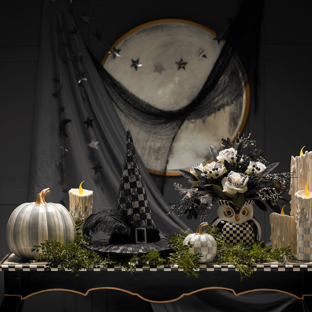 Sterling Stripe Medium Pumpkin | MacKenzie-Childs