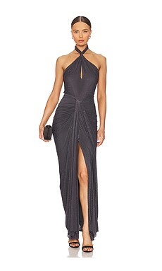 ET OCHS Karina Gown in Charcoal from Revolve.com | Revolve Clothing (Global)