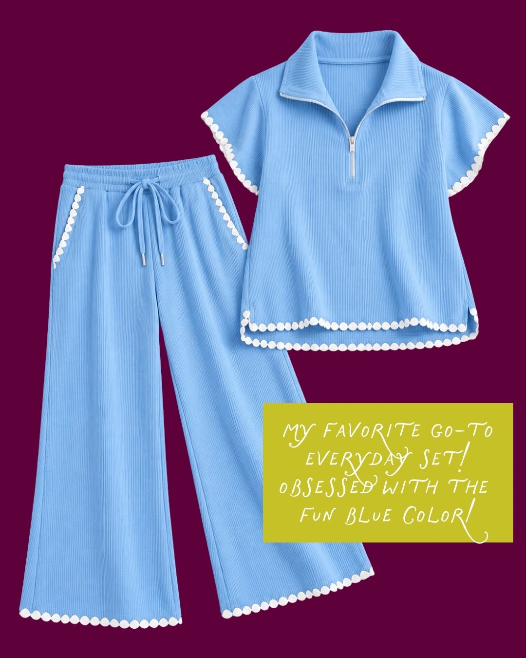 Can’t get over this matching blue set! 💙💙

#LTKootd #LTKgrwm #LTKmomlife