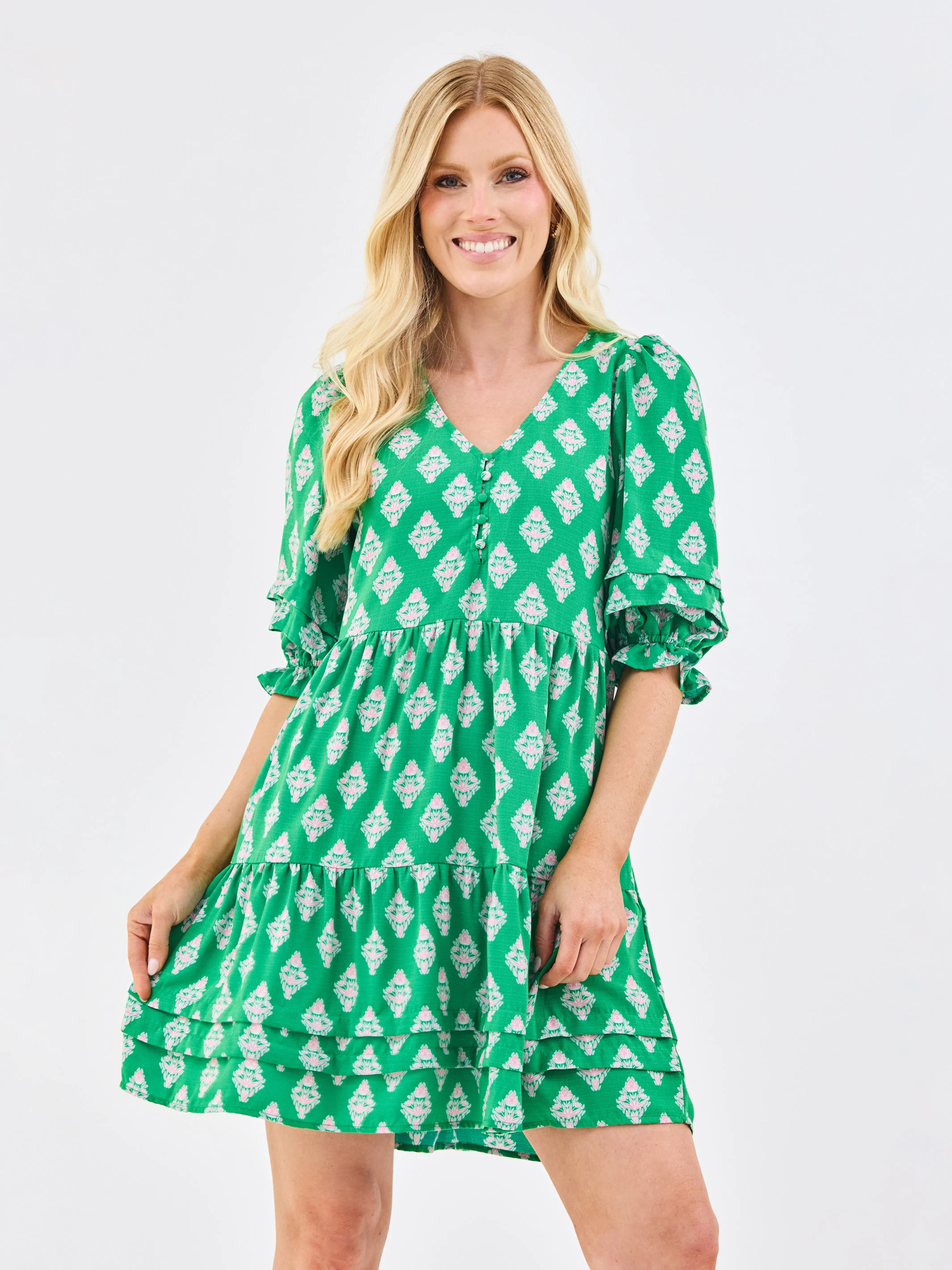 Raya Dress | Early Riser Green | Mary Square