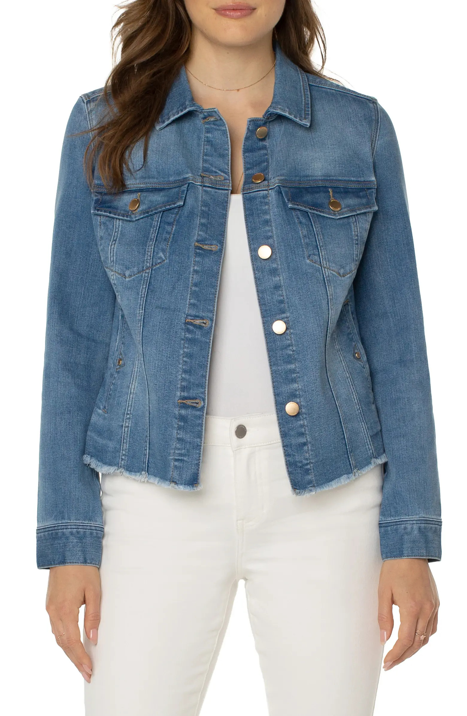 Frayed Denim Jacket | Nordstrom
