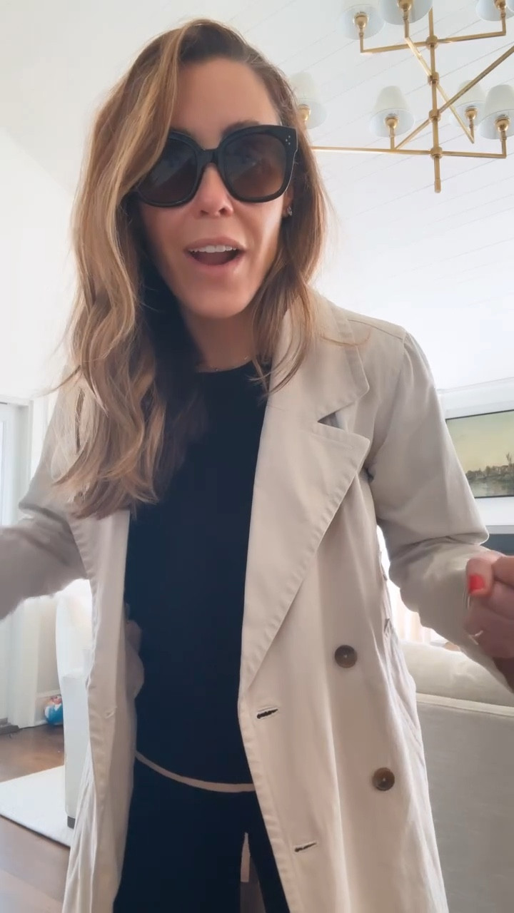 Friday OOTD. This Amazon set is so easy to throw on and I paired it with my Everlane trench to elevate the look a bit. 

#LTKfindsunder100 #LTKtravel #LTKfindsunder50