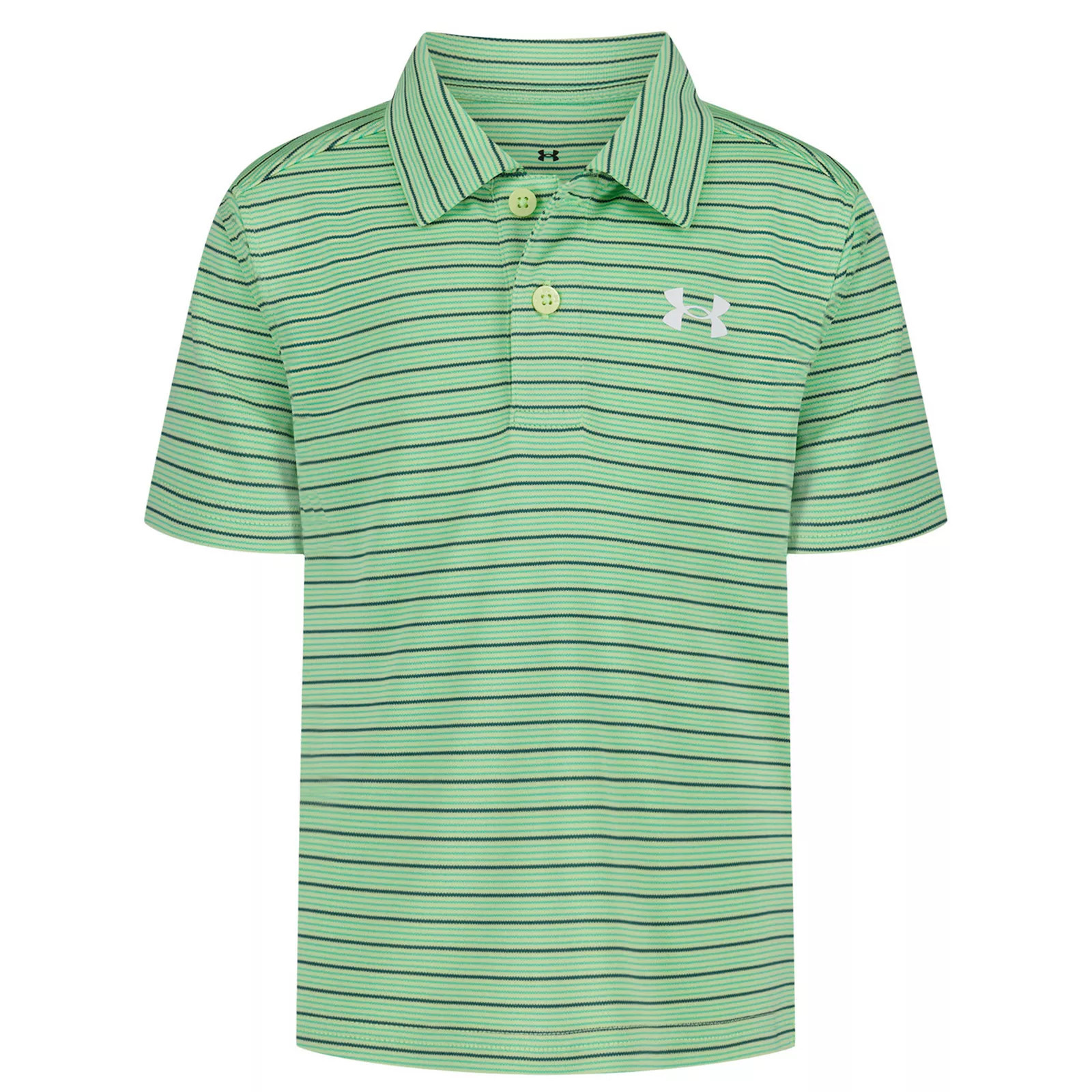 Boys 4-8 Under Armour Matchplay Striped Polo, Boy's, Fade Green | Kohl's