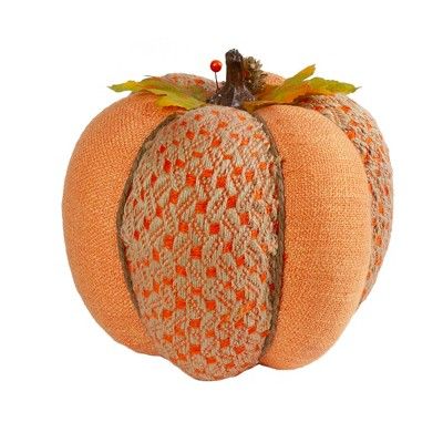 Northlight 8.5" Orange Autumn Harvest Thanksgiving Table Top Pumpkin | Target
