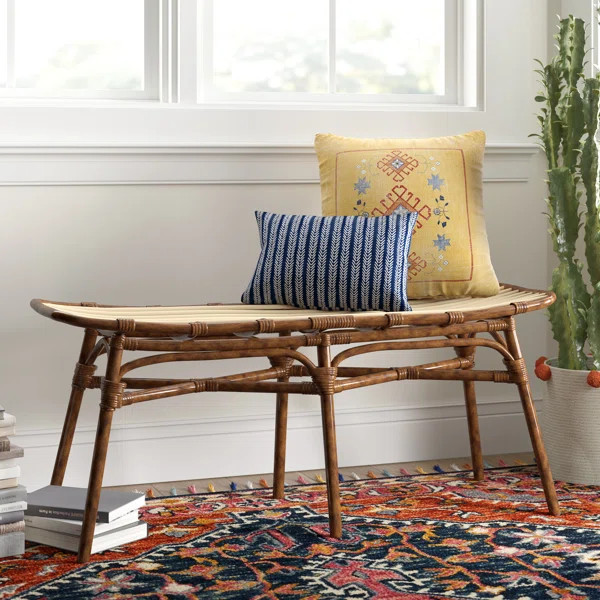 Bartz Wicker Bench | Wayfair North America