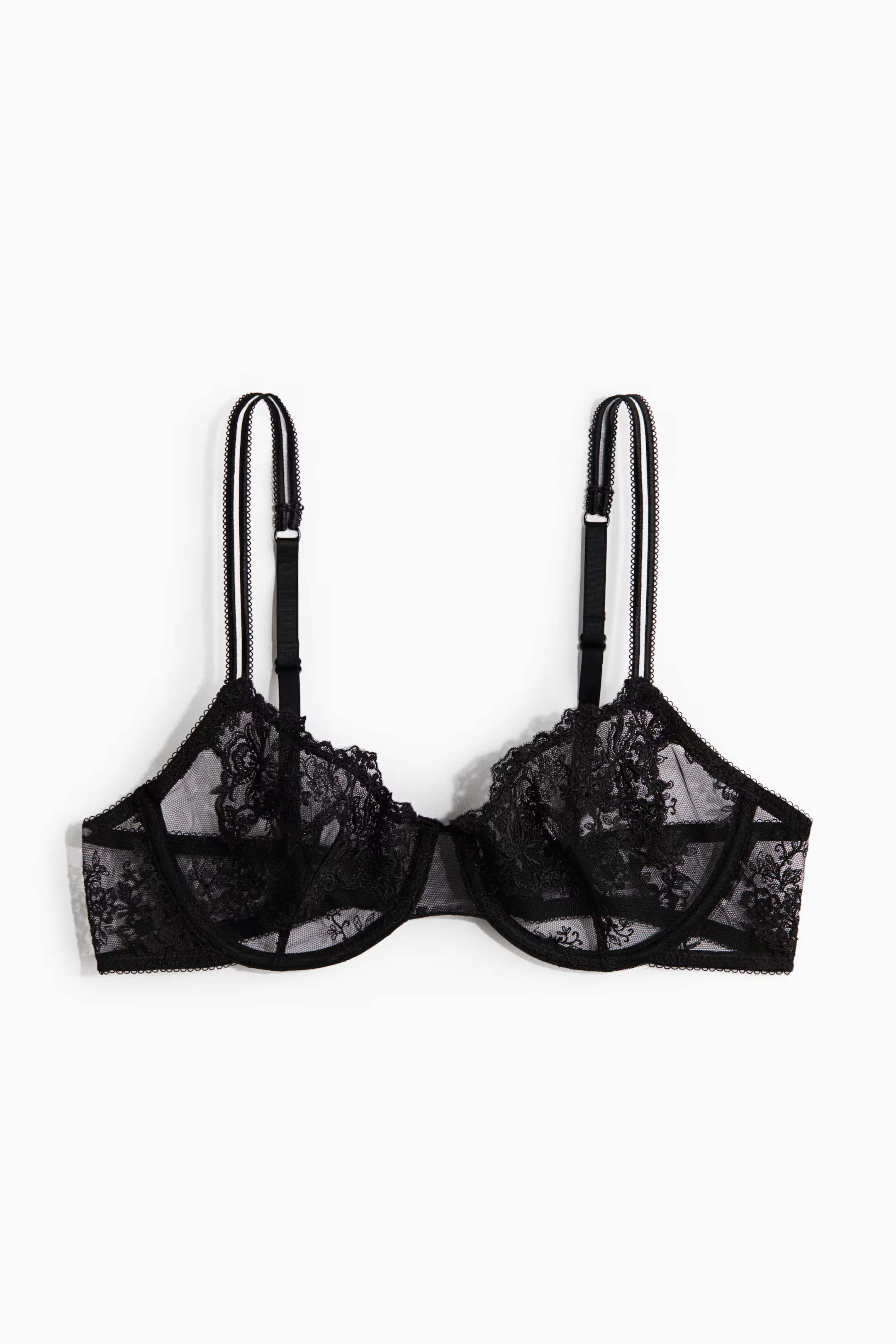 Underwire Embroidered Bra | H&M (US + CA)