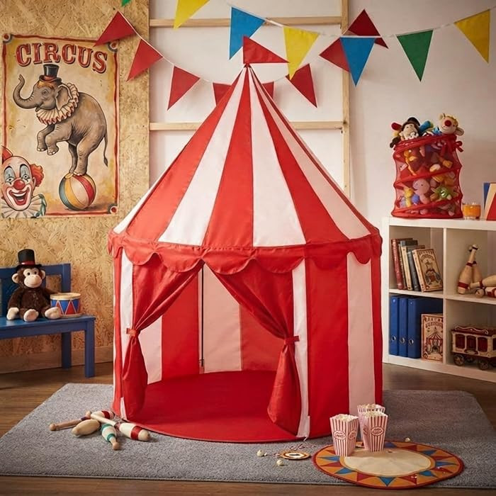 Circus Tent Red Floor Play Circus Tent Large Playhouse Castle | Amazon (US)