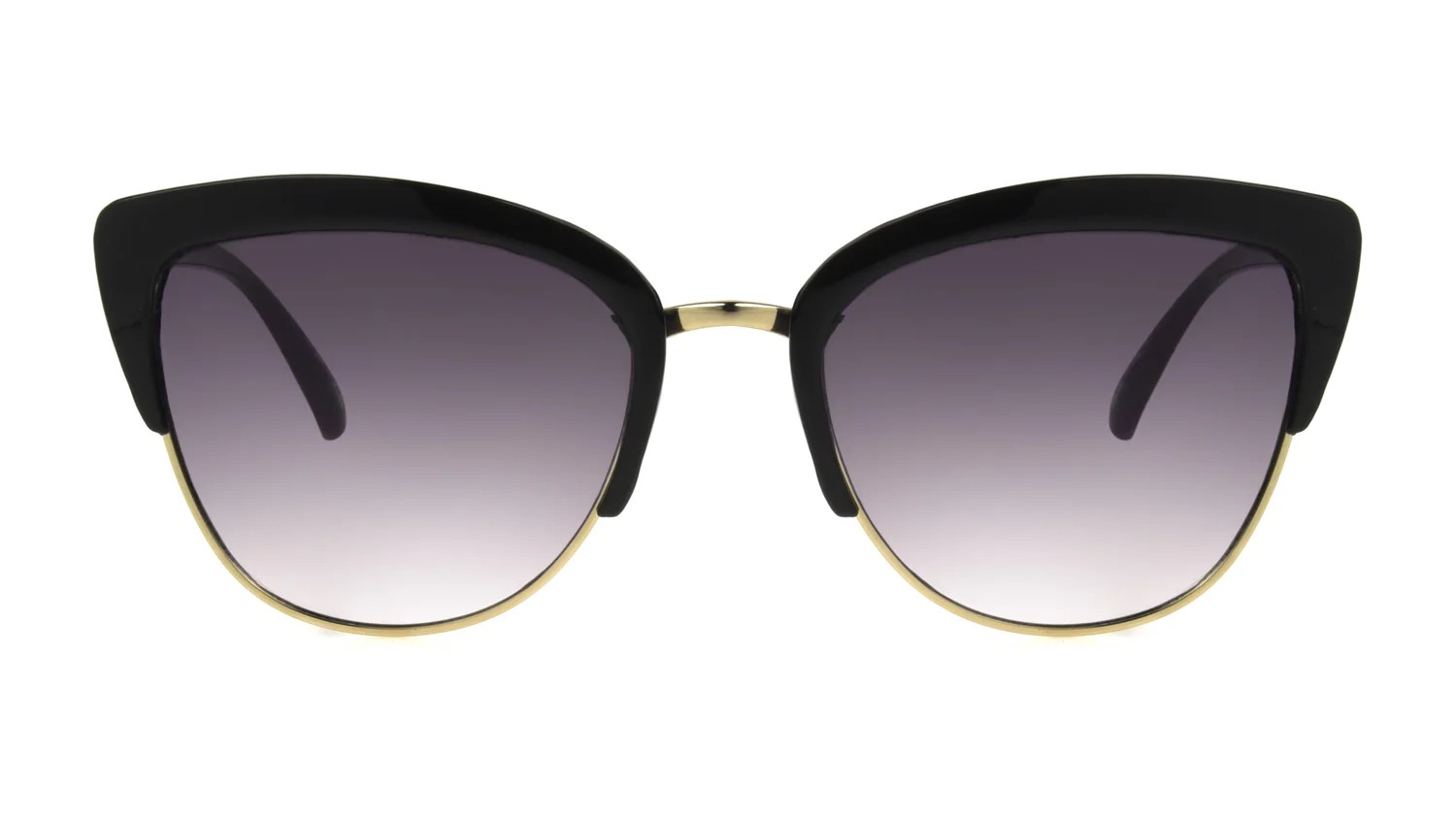 Foster Grant Women's Cat Eye Gold/Black Sunglasses | Walmart (US)