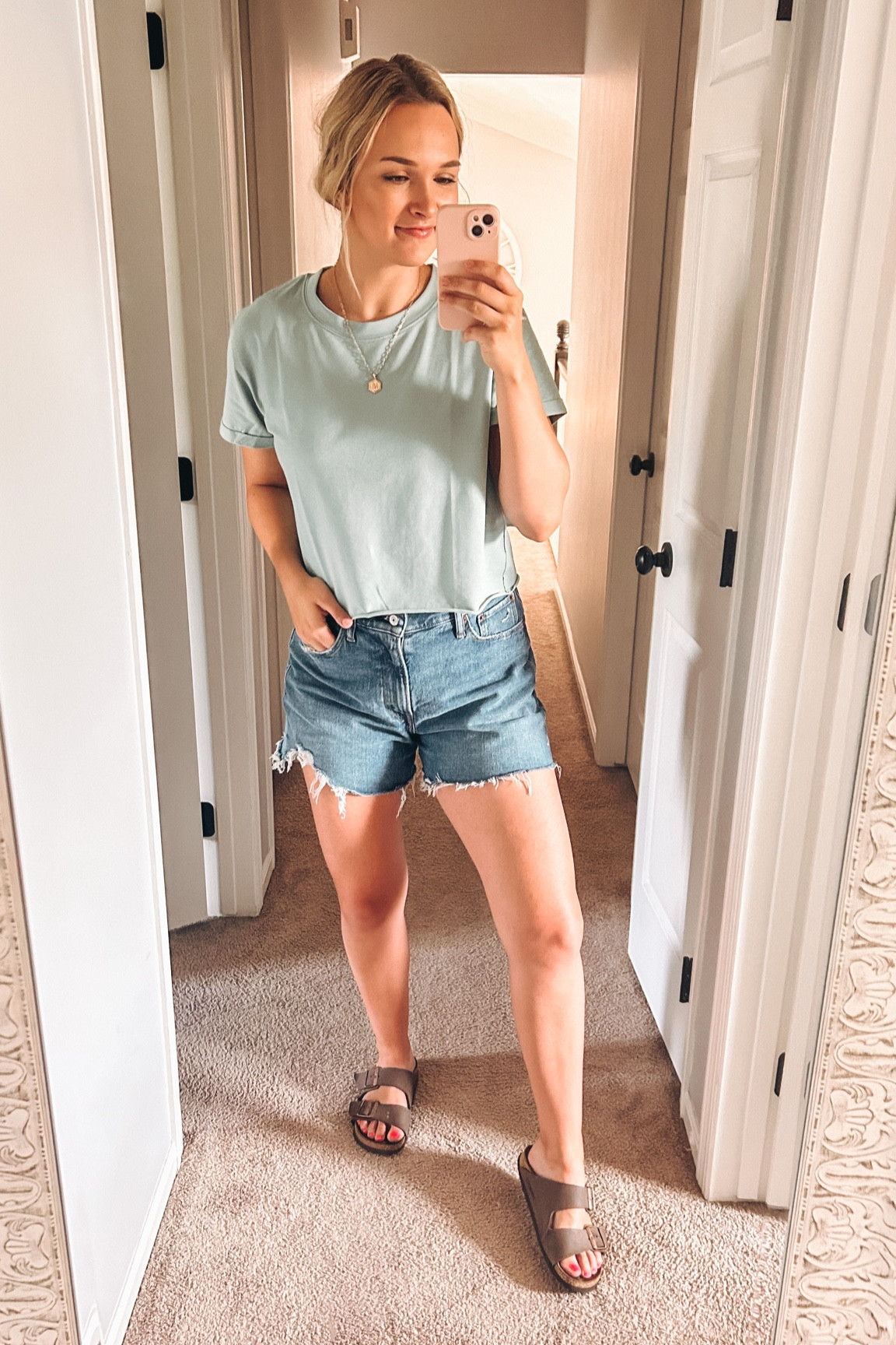 I am obsessed with this cropped tee from Amazon! The length is perfect (I sized up to a large) for a cropped look while also keeping your midriff pretty covered! Will definitely be ordering more colors! 

#LTKfit #LTKstyletip #LTKFind