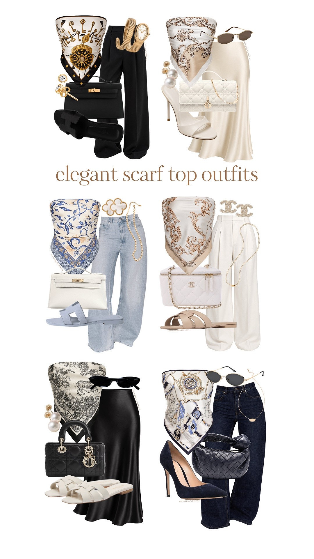 Love wearing scarves in this way for summer🤩✨