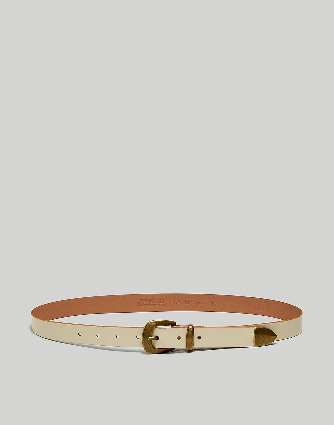 Skinny Leather Western Belt | Madewell