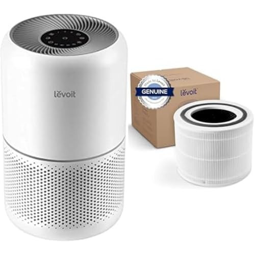 LEVOIT Core 300 Purifier with Replacement Filter - HEPA Air Cleaner Eliminates Allergens for Bedroom, Pets, Smokers In 1095 Sq.Ft Coverage. 24db Quiet Operation and Auto Mode. | Amazon (US)