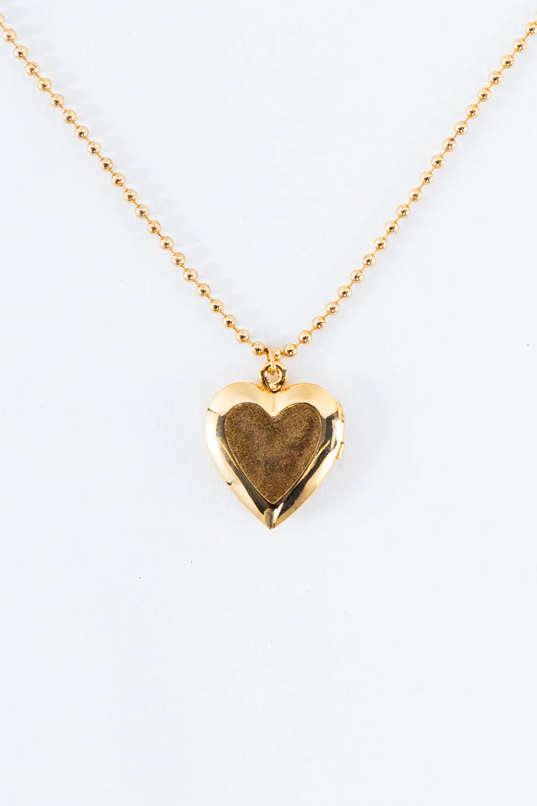 JWLEHL - Enameled Heart Locket | Los Angeles Apparel