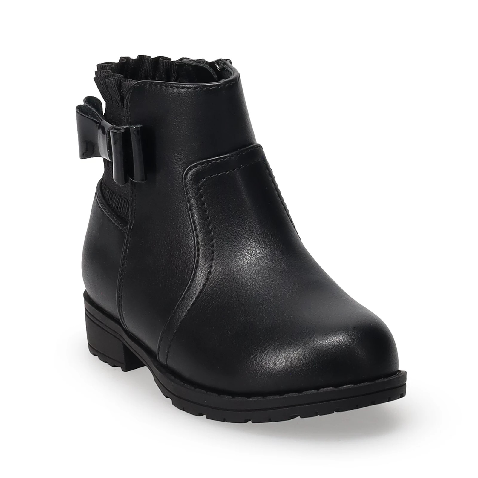 Jumping Beans® Andree Kid Girls' Stretch Back Bow Booties | Kohl's