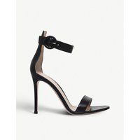 Gianvito Rossi Portofino leather sandals, Women's, Size: EUR 36 / 3 UK WOMEN, Black | Selfridges
