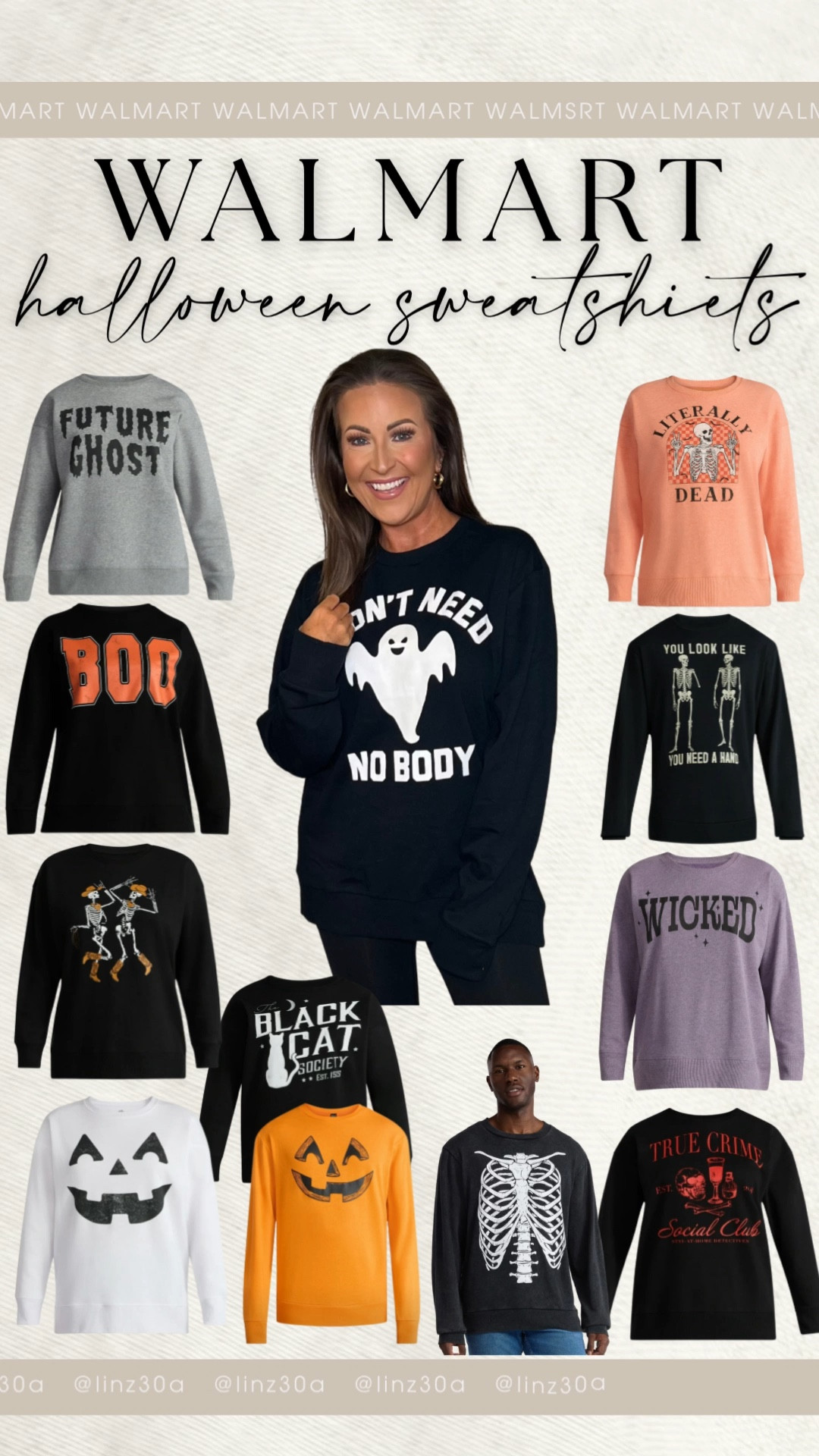Halloween graphic tees and sweatshirts - I’m wearing a Small.

Halloween outfit, Halloween costume, Walmart fashion, Walmart finds, Walmart Halloween, fall outfit, fall fashion 

#LTKFindsUnder50 #LTKHalloween #LTKSeasonal

#LTKHalloween #LTKStyleTip #LTKFindsUnder50