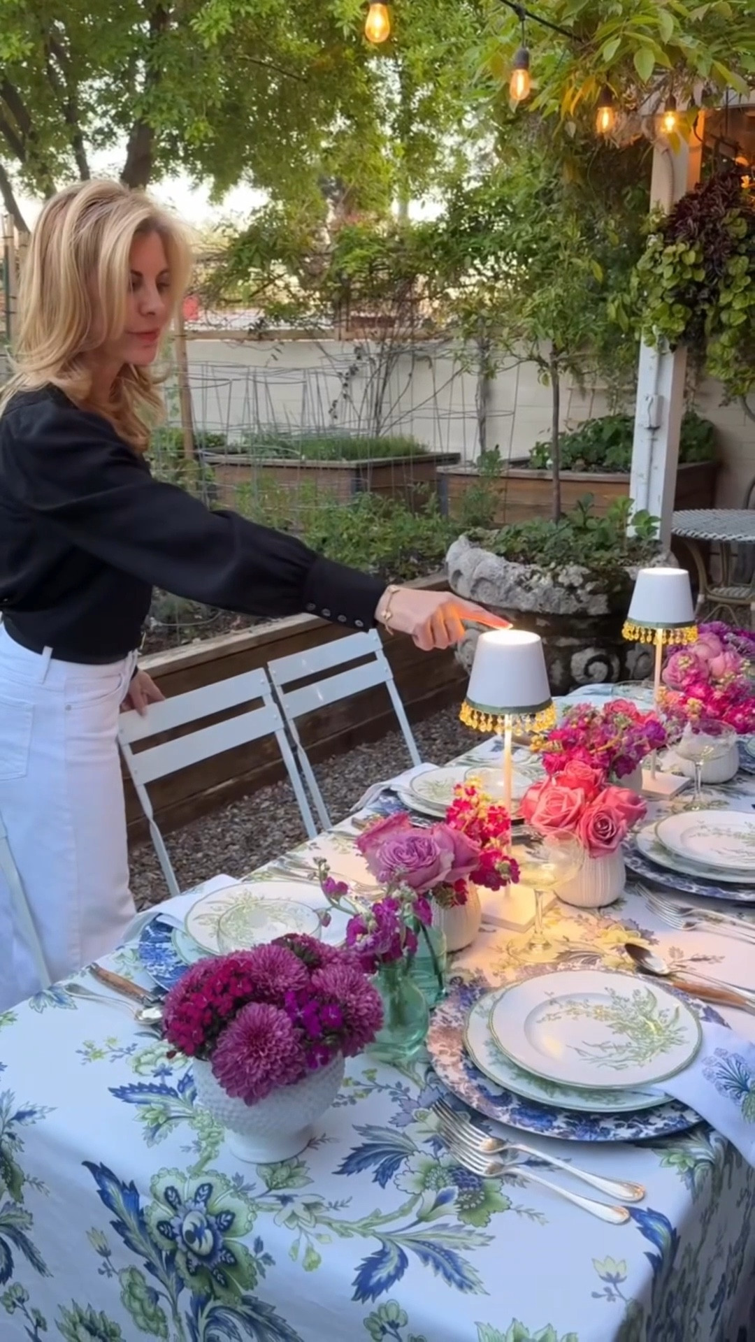 Take a simple rechargeable lamp and customize it to match your tablescape! This easy DIY only takes a few minutes but provides beautiful results! 

#LTKHome