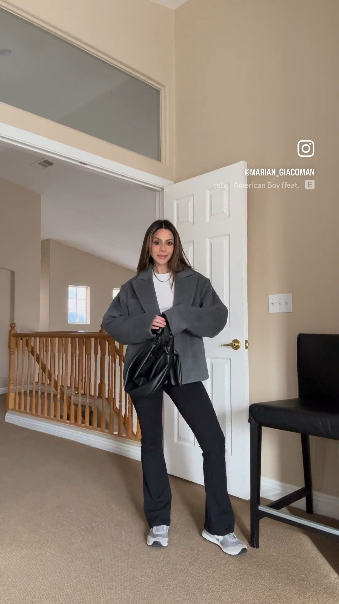 Everyday casual work outfit idea styling flared leggings

#LTKVideo #LTKstyletip #LTKworkwear