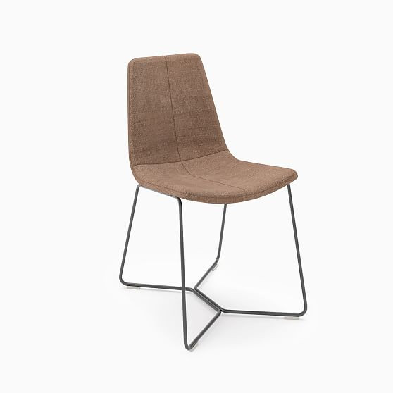Slope Guest Chair Mto, Fomo, Antelope / Night Bronze | West Elm (US)
