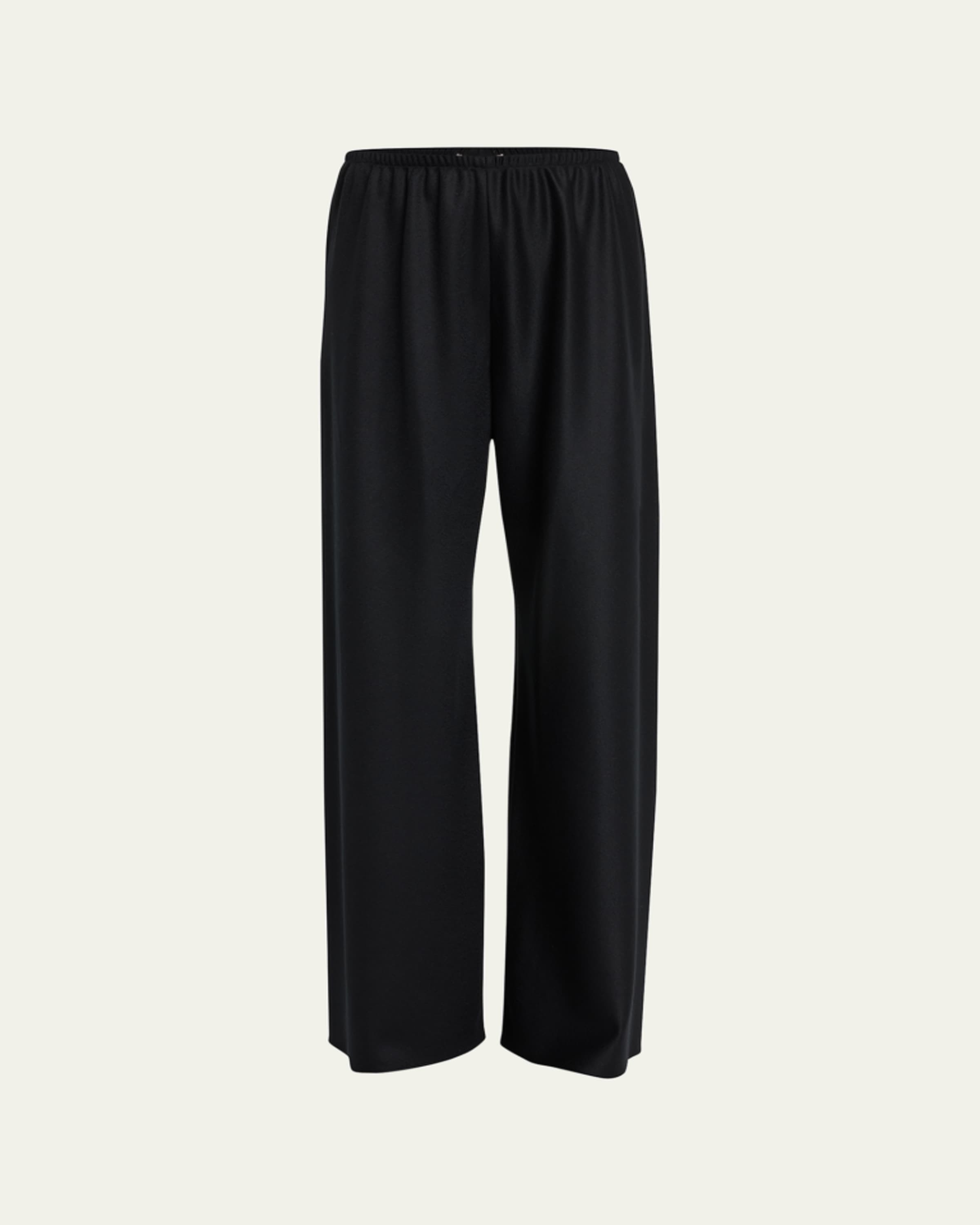 THE ROW Gala Wide-Leg Crepe Pants | Bergdorf Goodman