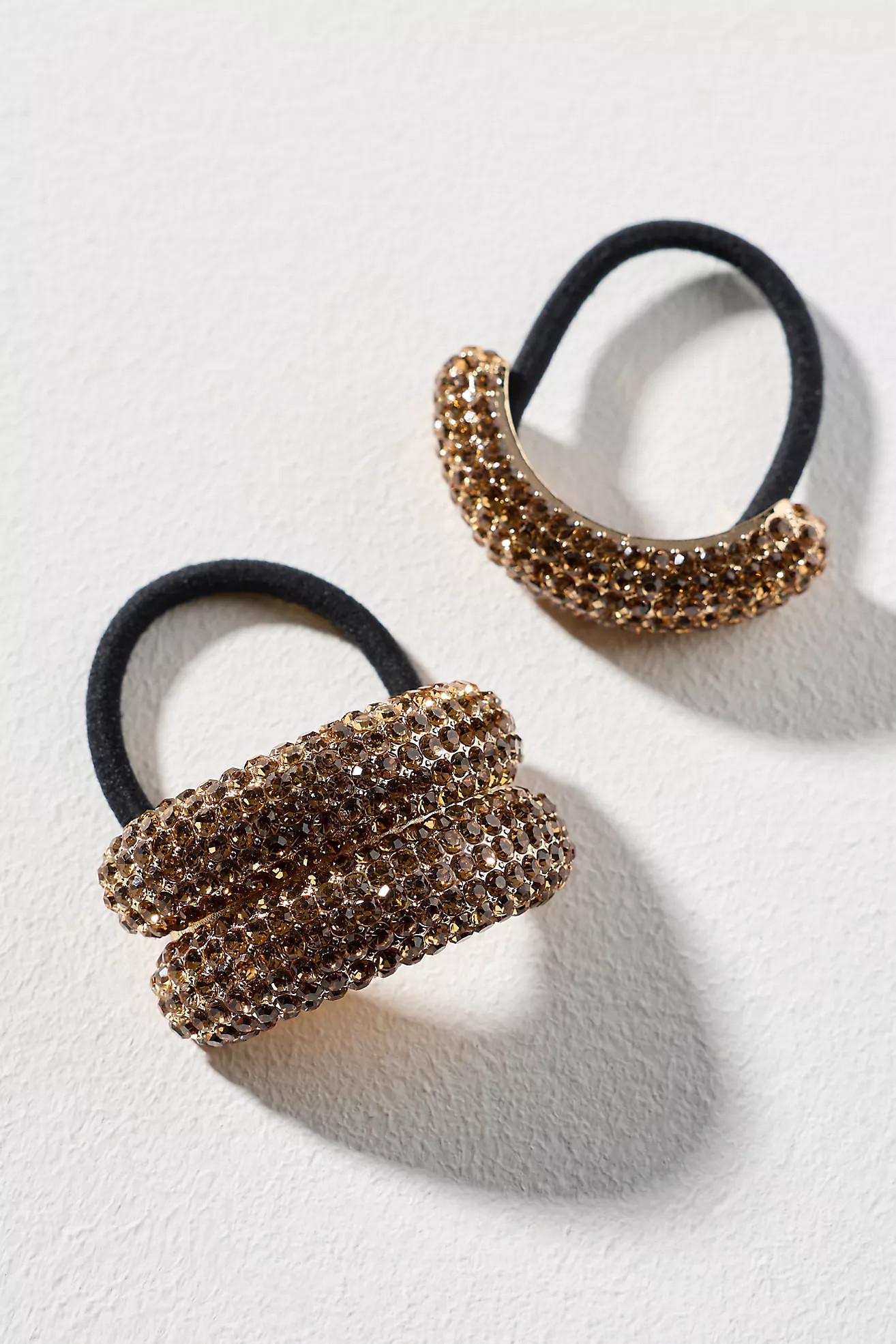 Sparkle Pony Cuff Hair Ties, Set of 2 | Anthropologie (US)