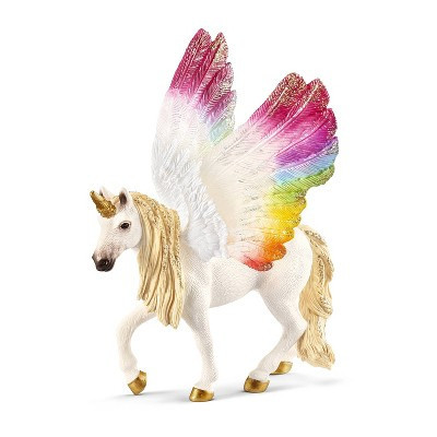 Schleich Winged Rainbow Unicorn: Plastic Animal Figure by Schleich | Target