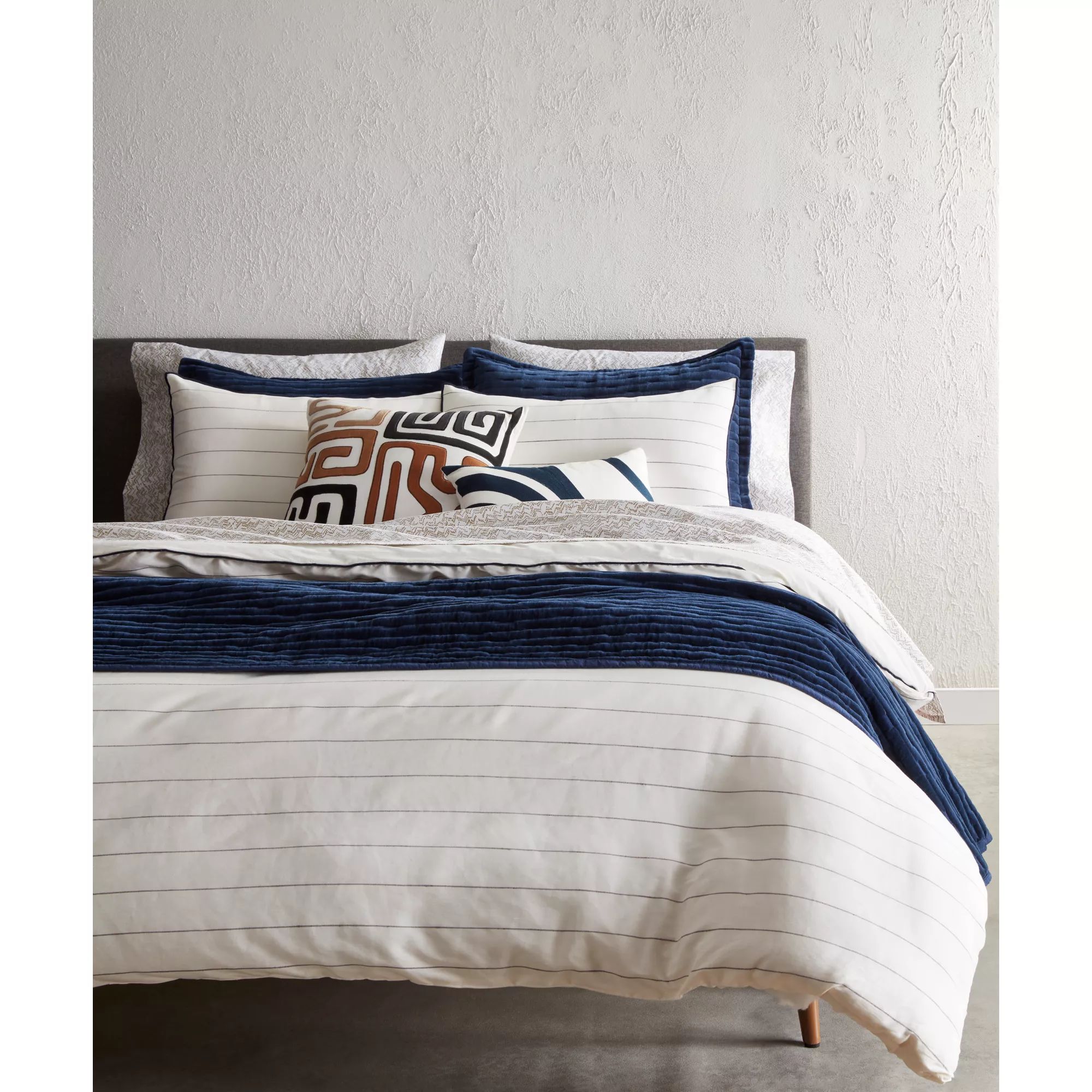 Studio 3B™ 3-Piece Pinstripe Comforter Set | Bed Bath & Beyond | Bed Bath & Beyond