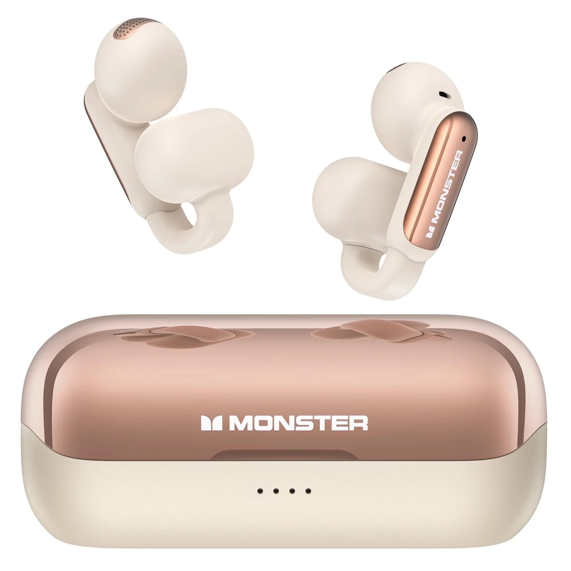 Monster Bluetooth Wireless Earbuds, Comfortable Clip-on Bluetooth Earbuds, Open Ear Headphoness w... | Walmart (US)