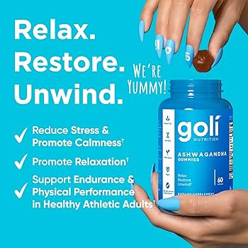Goli Ashwagandha Gummies with KSM-66 and Vitamin D - Premium Root Extract - Vegan, Non-GMO - Mixe... | Amazon (US)
