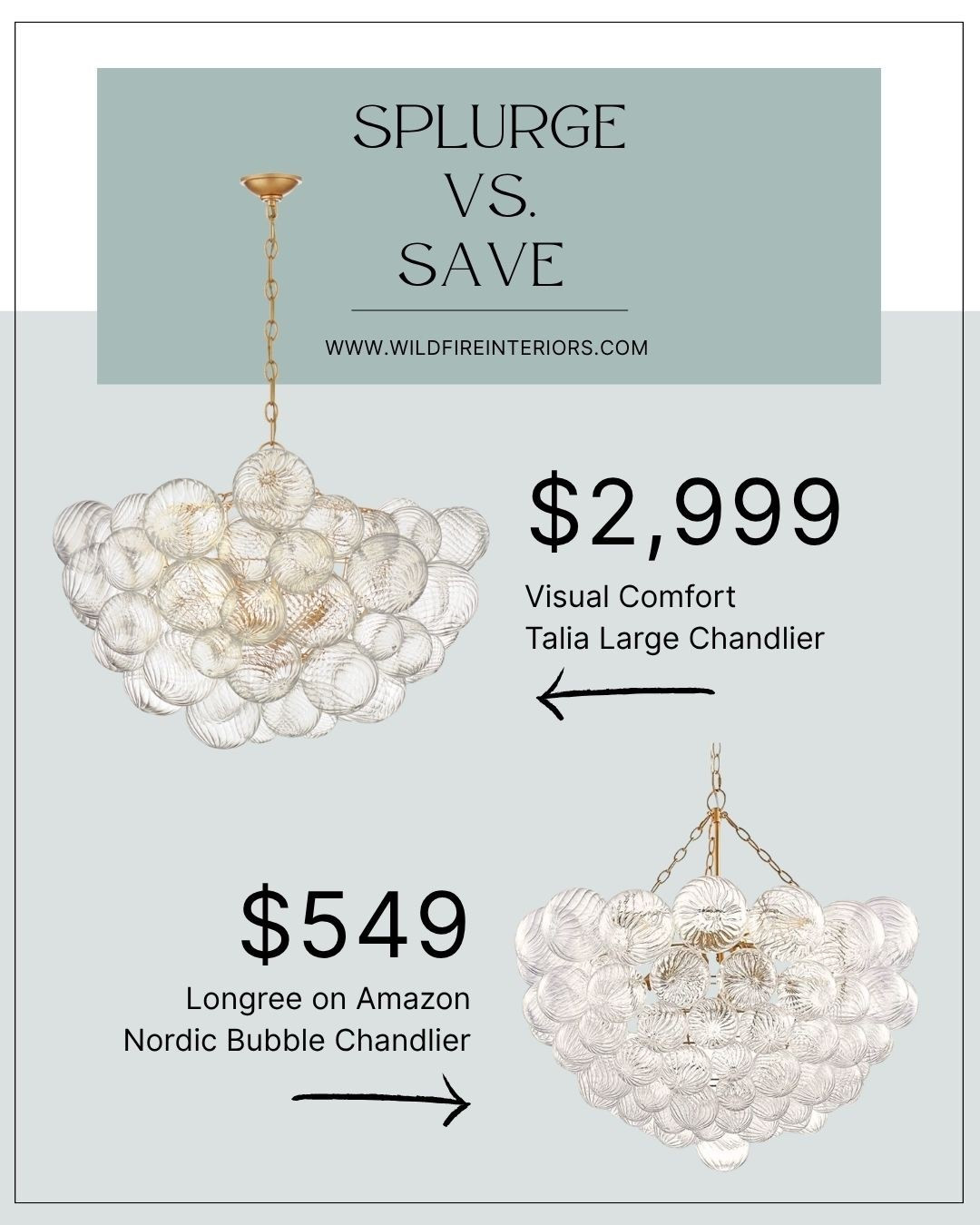 Get the look for less - large swirled glass bubble chandelier

#lighting #budgethomedecor #amazonfind #dupe 

#LTKHome #LTKStyleTip