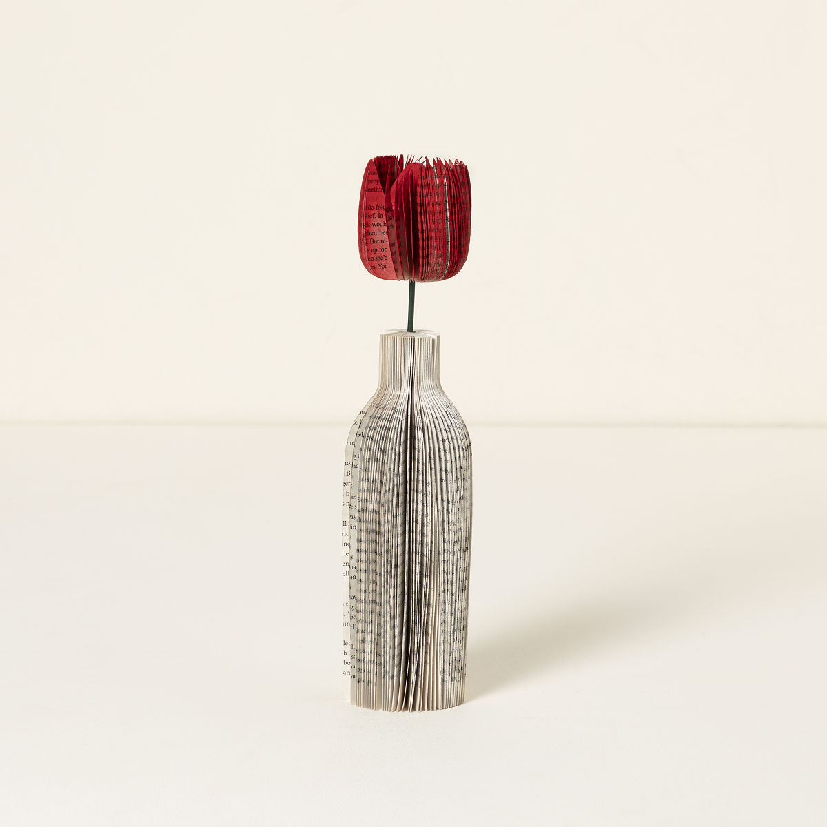 Repurposed Book Tulips | UncommonGoods