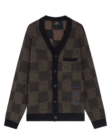 PS by Paul Smith Brown Checkered Cardigan 
brown sweaters, checkered sweaters, lv, oversized sweaters, preppy look

#LTKfit #LTKmens #LTKstyletip