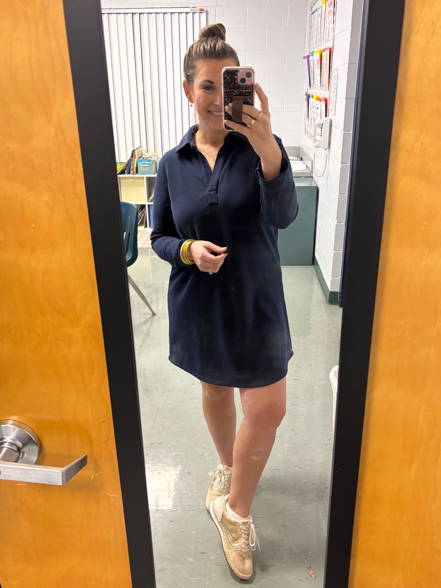 Shirt dresses are some of my favorites! Classic style but still comfy, pair with sneakers or sandals for spring 

TTS- medium 

#LTKWorkwear #LTKSpringSale #LTKootd