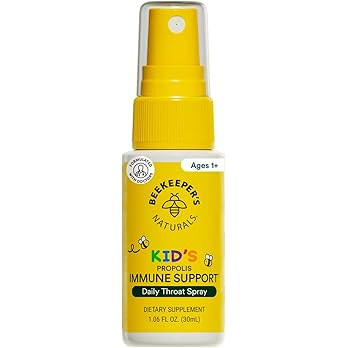 Kids Propolis Throat Spray - Natural Immune Support & Sore Throat Relief - by BEEKEEPER'S NATURAL... | Amazon (US)