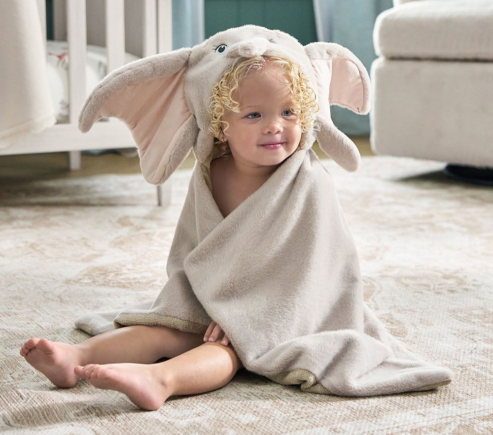Disney Dumbo Baby Hooded Towel | Pottery Barn Kids