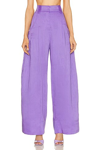 Equinox Pleated Wide Leg Pant | FWRD 