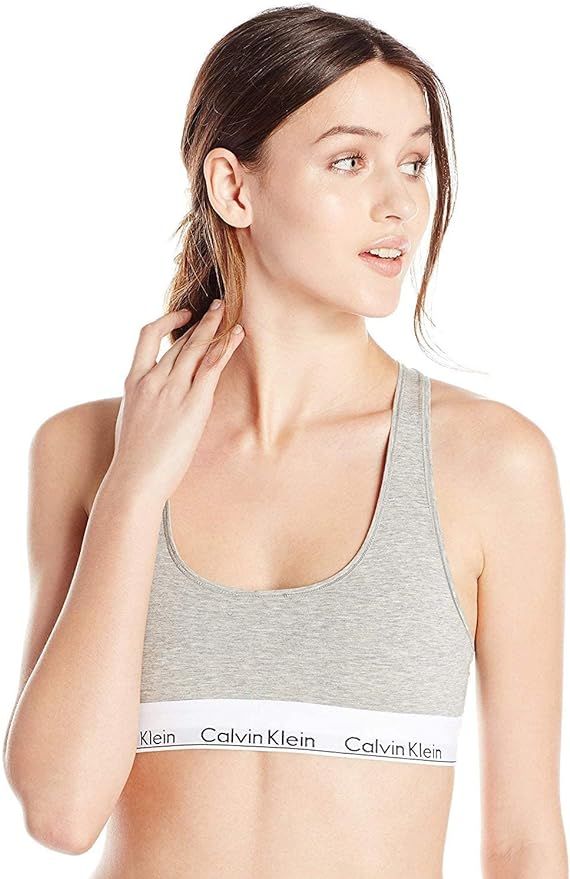 Calvin Klein Women's Modern Cotton Unlined Wireless Bralette | Amazon (US)