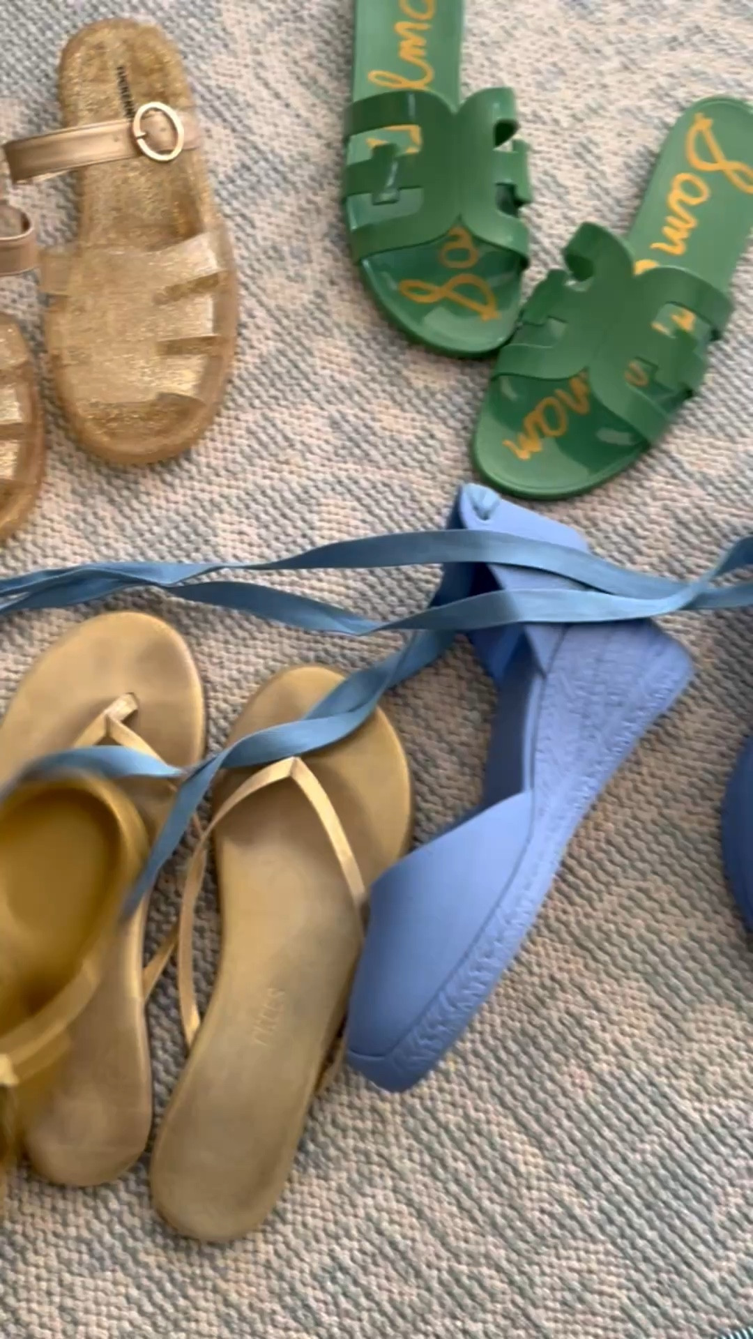 Waterproof approved….think pool, lake, beach. Honestly, I wear these with outfits too. All true size 8. 

#LTKSeasonal #LTKOver40 #LTKdayinmylife