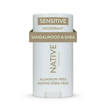 Native Deodorant, Sensitive, Aluminum Free, Sandalwood & Shea Butter, for Women and Men, 2.65 oz | Walmart (US)