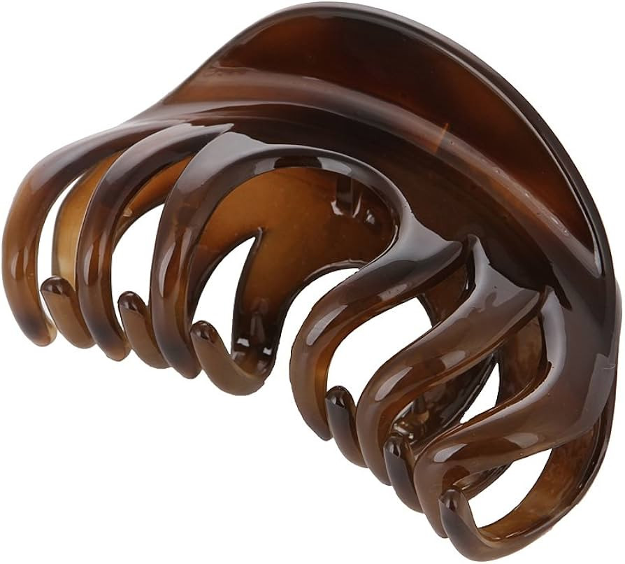 Loneedy no-slip grip large crystal plastic octopus jaw clips, hair claw, banana clips for women | Amazon (DE)