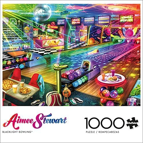 Buffalo Games - Aimee Stewart - Blacklight Bowling - 1000 Piece Jigsaw Puzzle | Amazon (US)