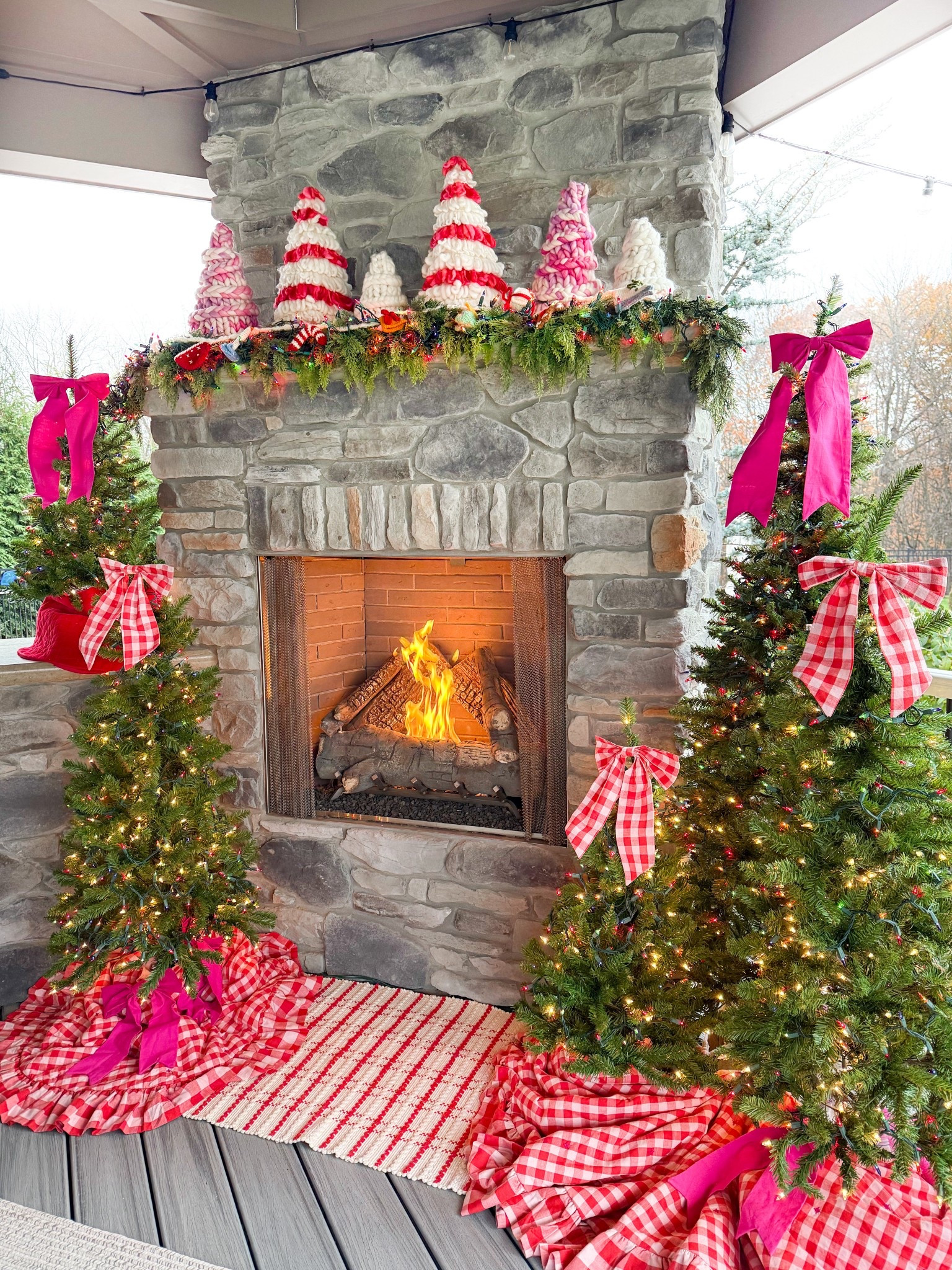 Our colorful Christmas porch! 

#LTKHoliday #LTKHome #LTKSeasonal