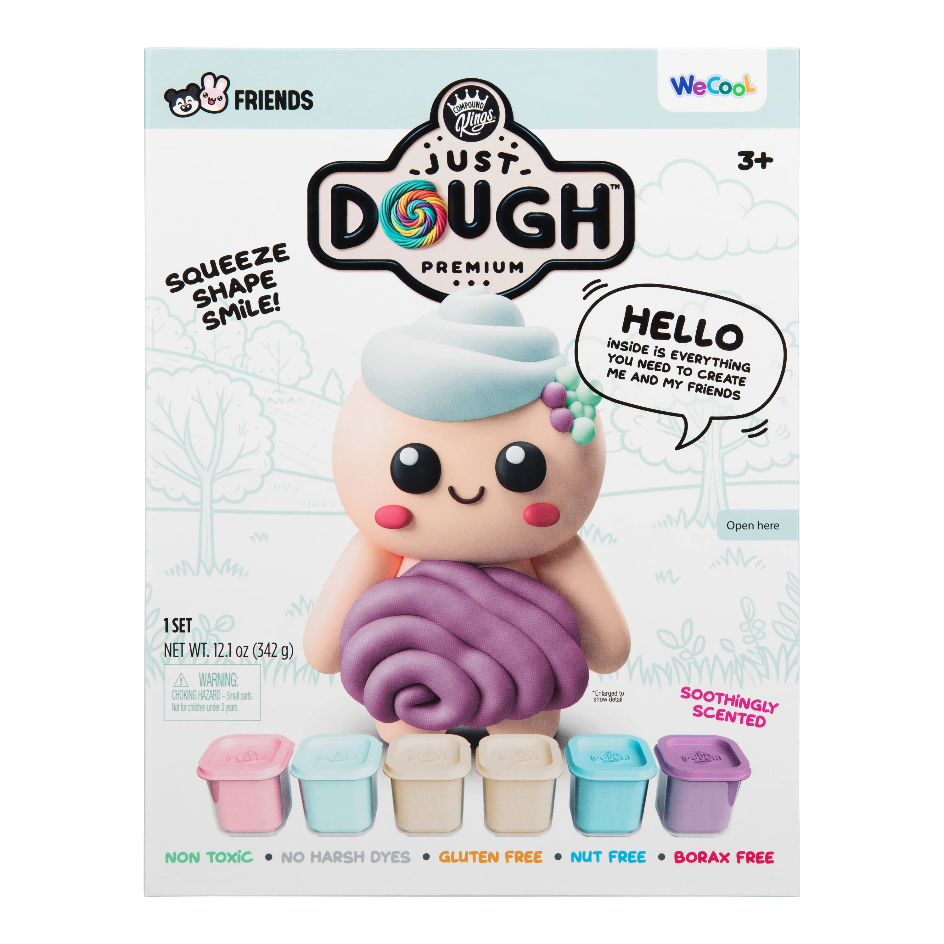 Compound Kings, Just Dough, Play Dough, Swirlz Character Pack, Multicolor, Children Ages 3 and up | Walmart (US)
