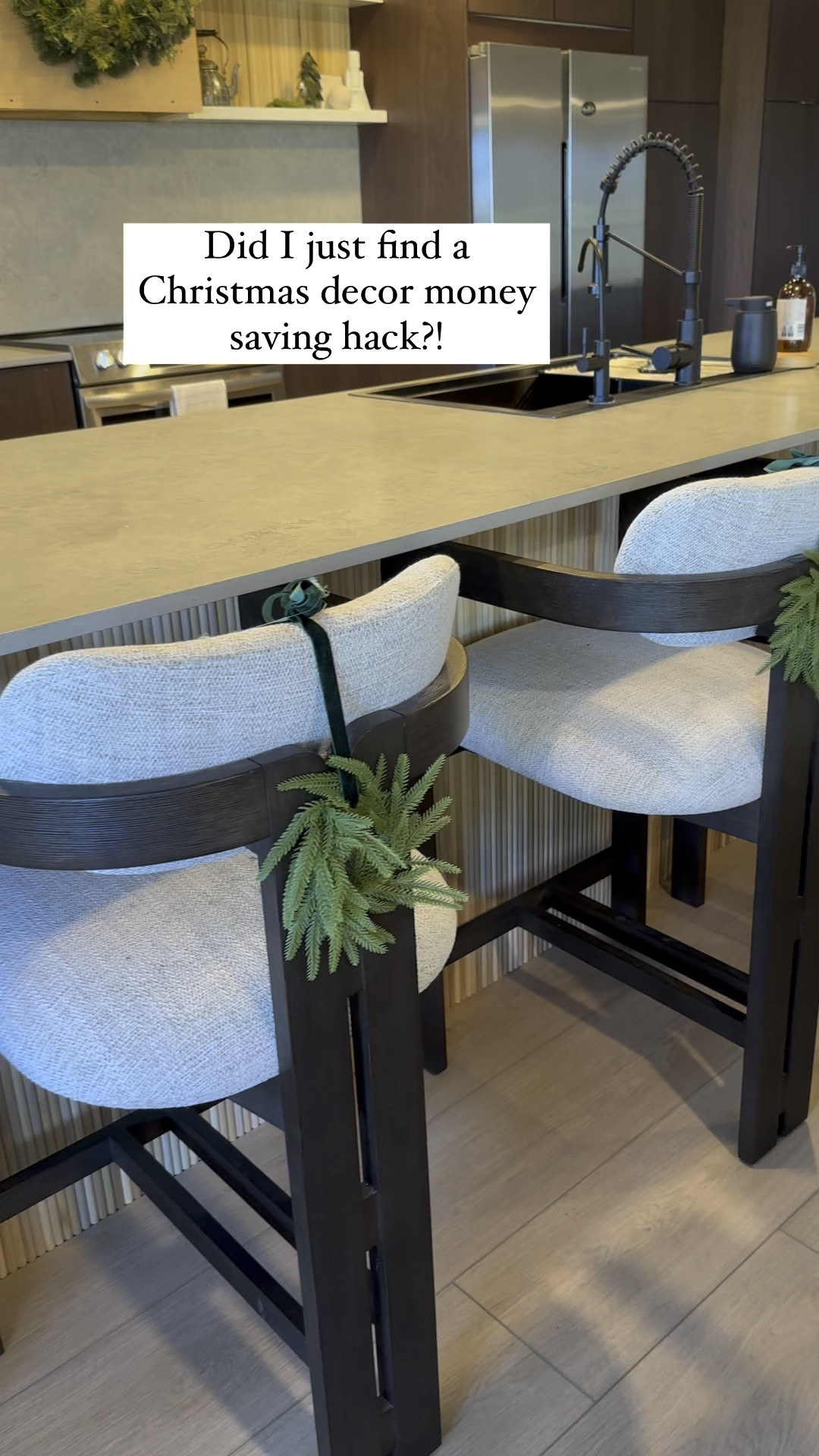 Amazon home hack!!! I had been wanting to put wreaths on the back of our stools but didn’t want to spend $15-$36 for one MINI wreath! I found these on amazon that are only $6 per wreath! 🌲 the perfect subtle addition! 



#amazon #amazonfinds #amazonhack #amazonhacks #amazonhome #amazonhomefinds #amazonhomedecor #christmasdecor #christmasdecorations #christmasdecorating #christmastime 

#LTKSaleAlert #LTKHoliday #LTKSeasonal