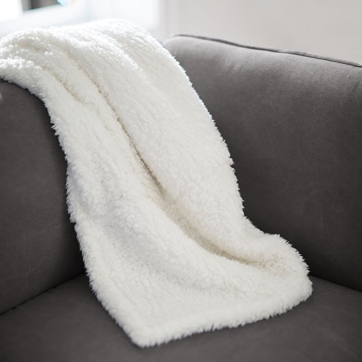 Cozy Sherpa Bed Blanket | Pottery Barn Teen