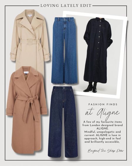 Fashion Finds at ALIGNE

A few of my favourite items from London designed brand ALIGNE.

Mindful, unapologetic and current: ALIGNE is luxe in approach, high-end in feel and brilliantly accessible,

On trend denim and wardrobe essential outerwear! 


#LTKstyletip #LTKeurope #LTKover40
