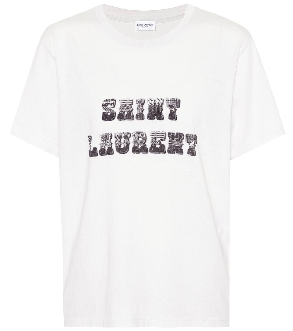 Saint Laurent
                
                
                    Bedrucktes T-Shirt aus Baumwo... | Mytheresa (INTL)