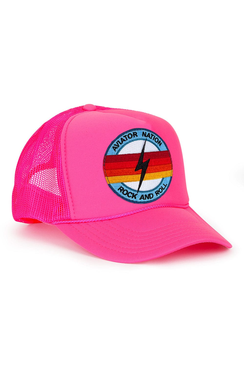 ROCK AND ROLL BOLT VINTAGE TRUCKER HAT | Aviator Nation