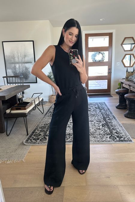 My favorite jumpsuit is back in stock and 10% off with code DTKxSPANX! I’m in the small regular length and it fits like a dream! You can wear a normal bra with this too!

#LTKworkwear #LTKstyletip #LTKtravel